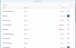 Bulletin board demo application