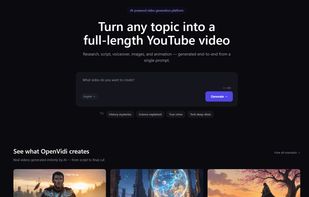 Landing page  