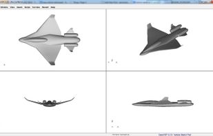 OpenVSP (Vehicle Sketch Pad) screenshot 1