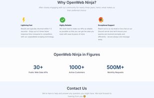 Why OpenWeb Ninja?