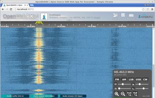 OpenWebRX screenshot 1