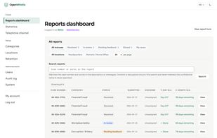 OpenWhistle screenshot 2