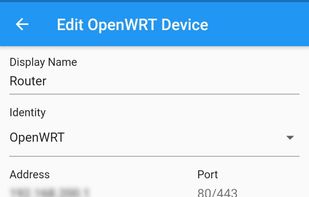 OpenWRT Manager screenshot 1