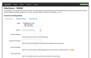 OpenWrt screenshot 1