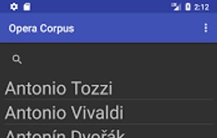 Opera Corpus screenshot 1