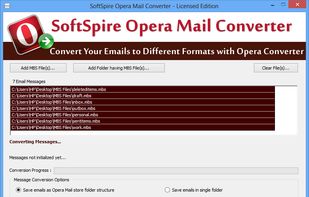 Opera Mail Converter screenshot 1