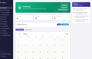 Calendar/dispatch view