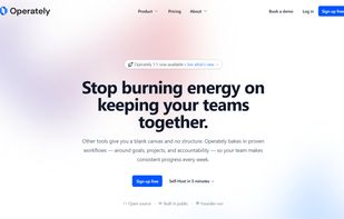 Operately screenshot 1