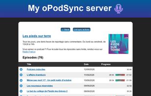 oPodSync screenshot 1