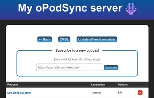 oPodSync screenshot 1