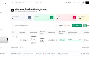 Opsole Migrate screenshot 1