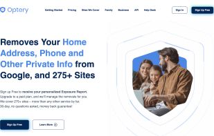 Homepage as of January 2024