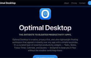 The ultimate alternative to bloated productivity apps.