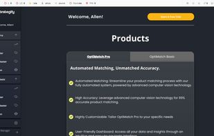 Screenshot of Strategify UI