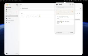 App Full Window View - Light Mode