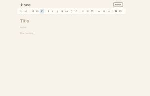 Opus.cc screenshot 1