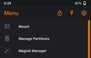 OrangeFox Recovery screenshot 1