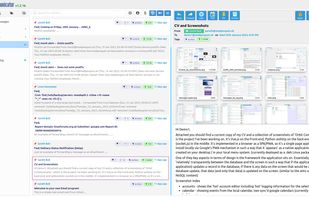 Email with attachment browser