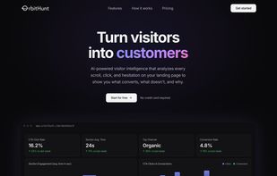 Turn visitors into customers