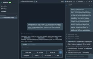 Inspect delegated subagent conversations and activity.