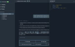 View files along side agent chats.