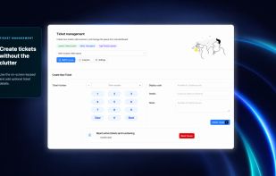 Ticket management. Create tickets without the clutter. Use the one-screen keypad and add optional ticket details.