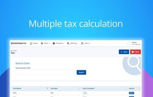 No need to manually calculate applicable taxes