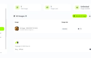 User Ai Dashboard - Light mode