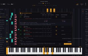 Create your lesson: split, merge, rename, recolor, include/exclude any MIDI track. Resave and open only what you need
