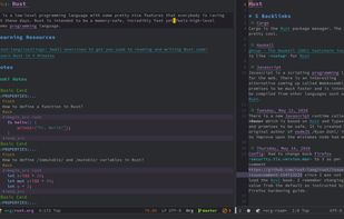 Org-roam screenshot 1