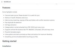 Organize screenshot 1