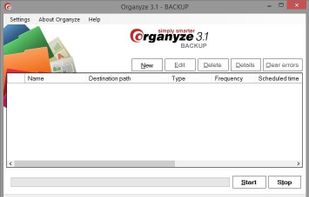 Organyze BACKUP screenshot 1