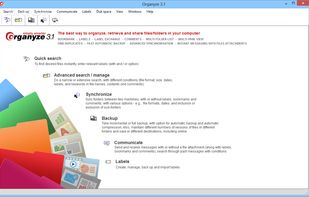 Organyze Individual Edition screenshot 1