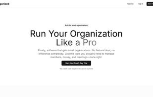 Orgonized screenshot 1