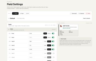 Customize your views and fields