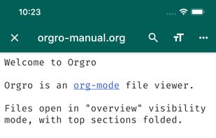 Orgro screenshot 1