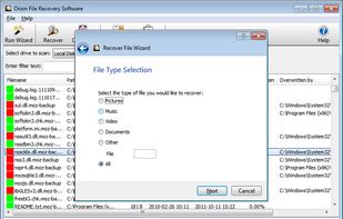 Orion File Recovery screenshot 1
