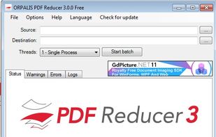 ORPALIS PDF Reducer screenshot 1