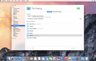 macOS Server screenshot 2