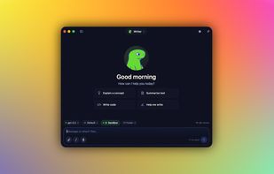 Osaurus home screen on macOS