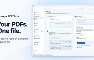 Product visual: arrange PDFs in the required order and create a separate merged file.