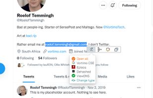 OSINT-tool screenshot 1