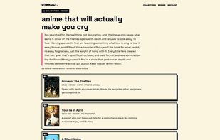 A hand-built collection page: ranked picks with a one-line reason for each.