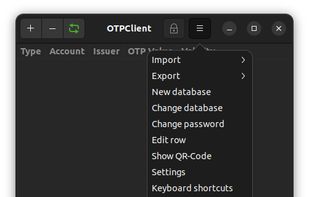 Import, export, change, edit