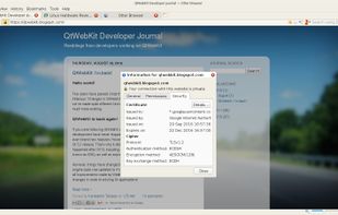 Otter Browser screenshot 1