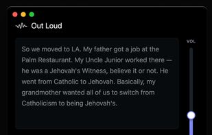 Out Loud screenshot 1