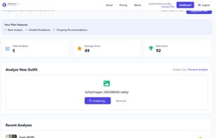 OutfitScore Pro screenshot 1