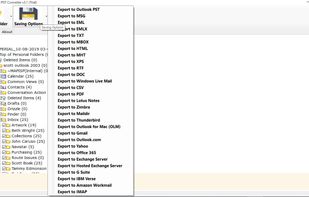 Outlook PST Converter Software Imperial screenshot 3