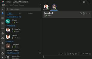 Output Messenger screenshot 1