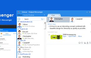 Output Messenger screenshot 1